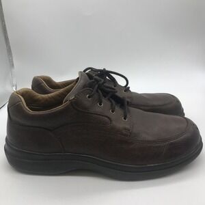 red wing mens 14EE brown leather lace up casual comfort oxford shoes 8637